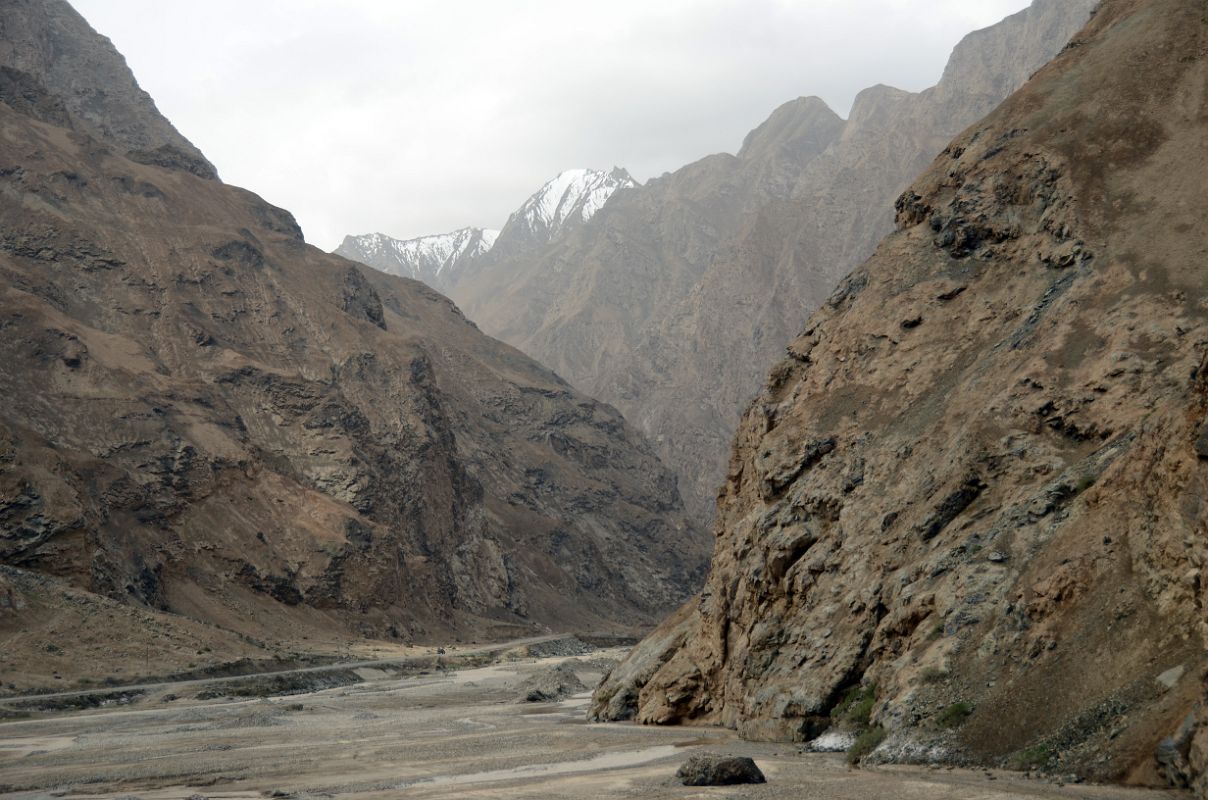 22 The Road Below The Mountains Between The Akmeqit And Chiragsaldi Passes On Highway 219 On The Way To Mazur And Yilik